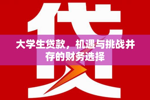 右玉大学生贷款，机遇与挑战并存的财务选择