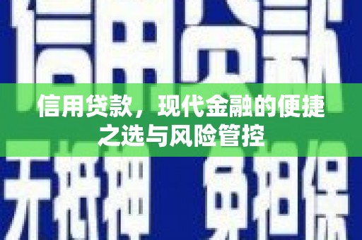 右玉信用贷款，现代金融的便捷之选与风险管控