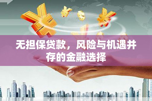 右玉无担保贷款，风险与机遇并存的金融选择