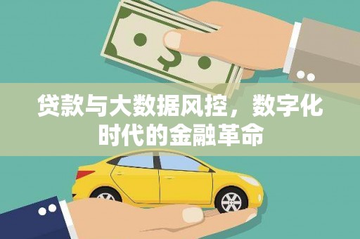 右玉贷款与大数据风控，数字化时代的金融革命