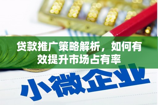 右玉贷款推广策略解析，如何有效提升市场占有率