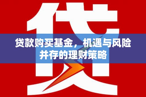 右玉贷款购买基金，机遇与风险并存的理财策略