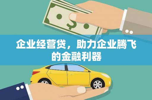 右玉企业经营贷，助力企业腾飞的金融利器
