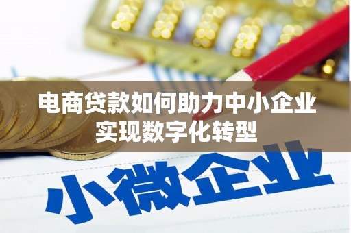 右玉电商贷款如何助力中小企业实现数字化转型
