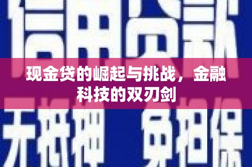 右玉现金贷的崛起与挑战，金融科技的双刃剑