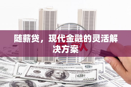 右玉随薪贷，现代金融的灵活解决方案