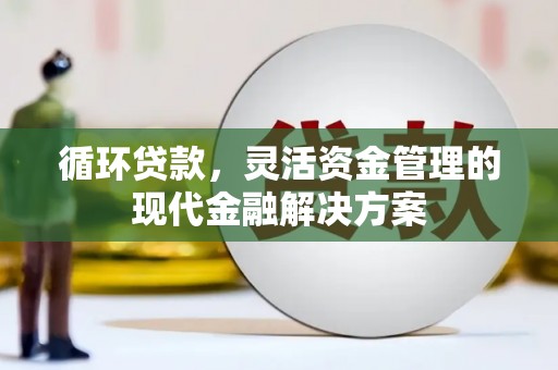 右玉循环贷款，灵活资金管理的现代金融解决方案