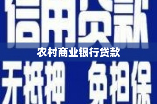 右玉农村商业银行贷款