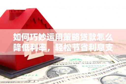 右玉如何巧妙运用策略贷款怎么降低利率，轻松节省利息支出