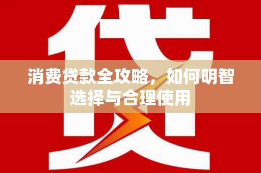 右玉消费贷款全攻略，如何明智选择与合理使用