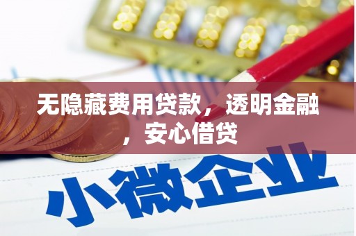 右玉无隐藏费用贷款，透明金融，安心借贷
