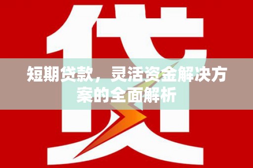 右玉短期贷款，灵活资金解决方案的全面解析