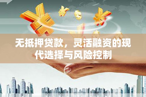 右玉无抵押贷款，灵活融资的现代选择与风险控制