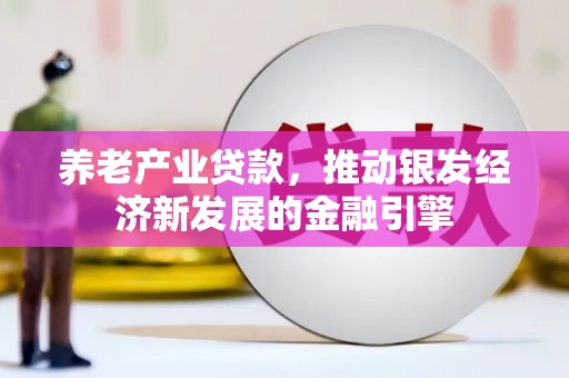 右玉养老产业贷款，推动银发经济新发展的金融引擎