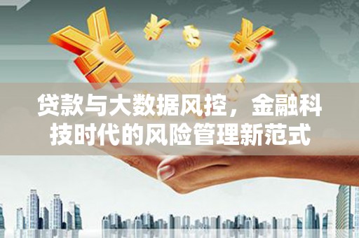 右玉贷款与大数据风控，金融科技时代的风险管理新范式