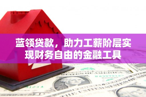 右玉蓝领贷款，助力工薪阶层实现财务自由的金融工具