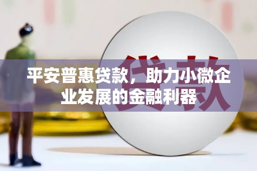右玉平安普惠贷款，助力小微企业发展的金融利器