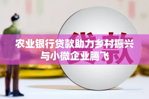 右玉农业银行贷款助力乡村振兴与小微企业腾飞
