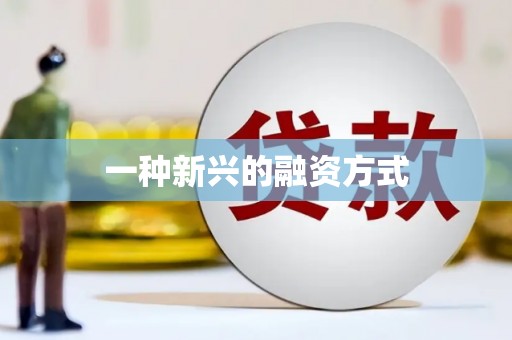 右玉一种新兴的融资方式