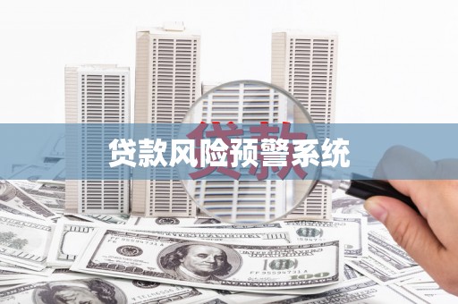 右玉贷款风险预警系统
